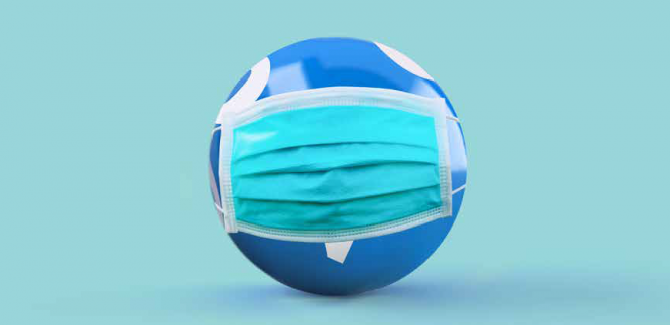 lottery ball with mask