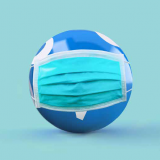 lottery ball with mask